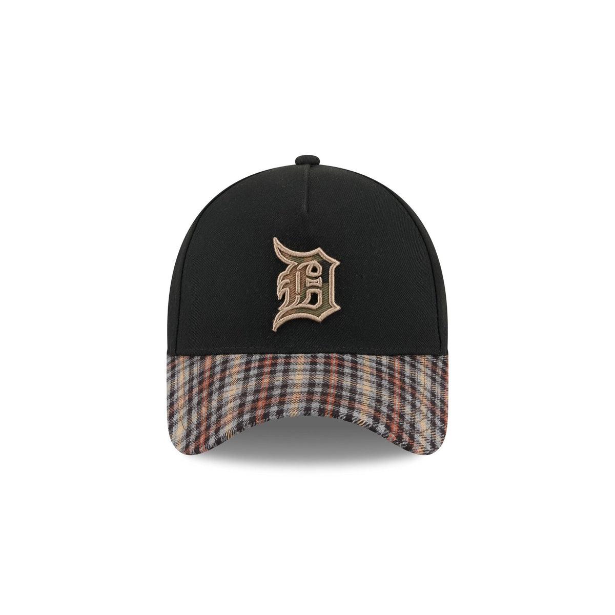 Detroit Tigers Fall Plaid Visor 59FORTY A-Frame Fitted Hat