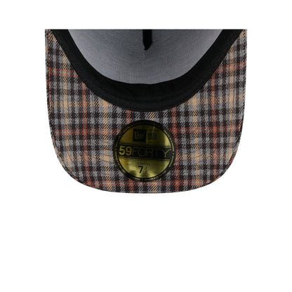 San Diego Padres Fall Plaid Visor 59FORTY A-Frame Fitted Hat