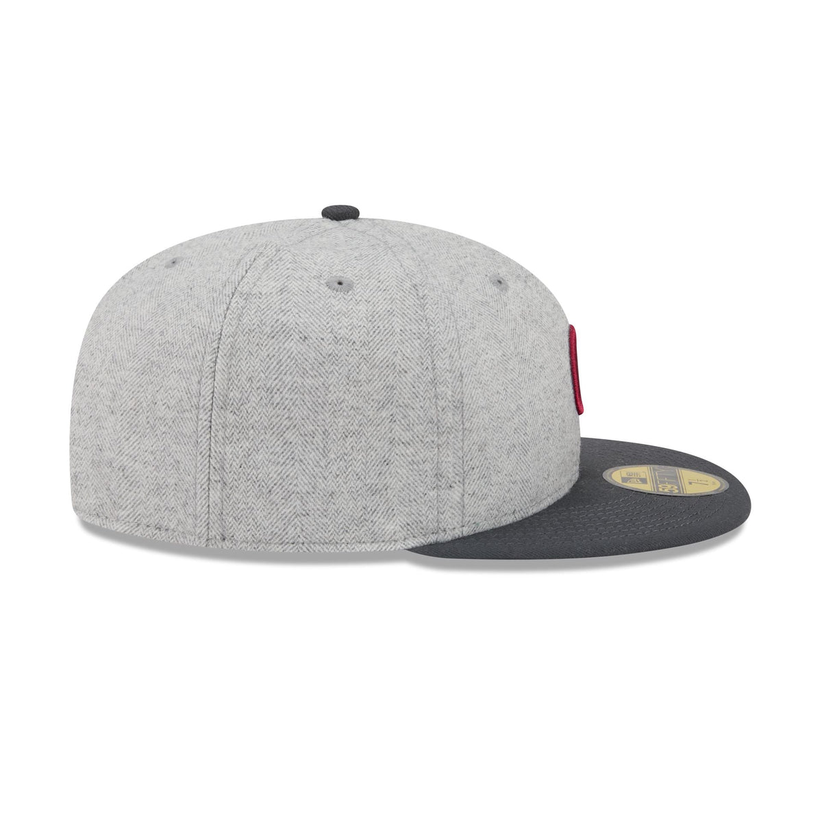 Chicago Cubs Gray Herringbone 59FIFTY Fitted Hat