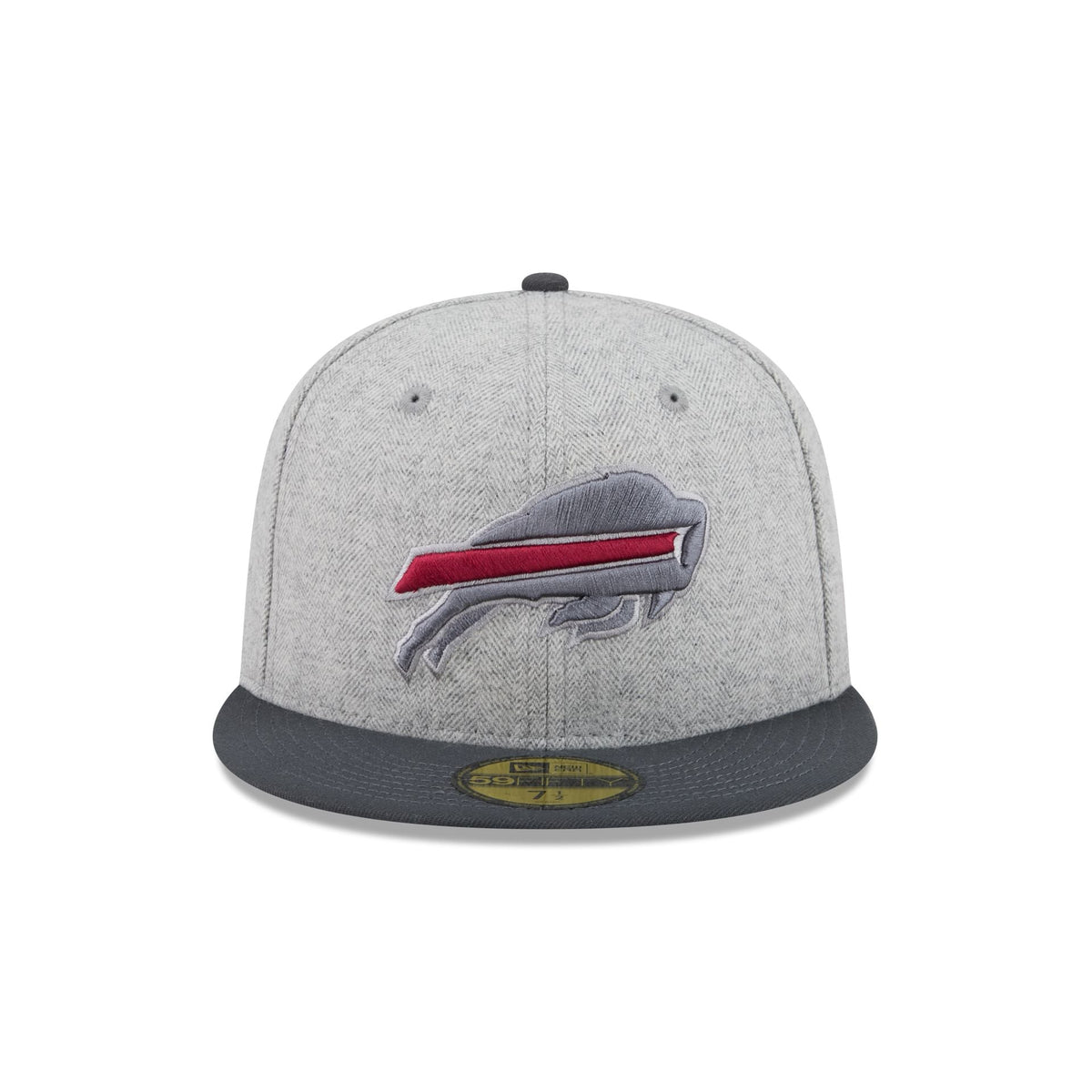 Buffalo Bills Gray Herringbone 59FIFTY Fitted Hat