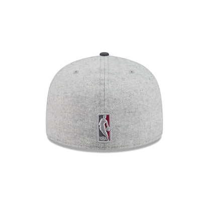 Boston Celtics Gray Herringbone 59FIFTY Fitted Hat