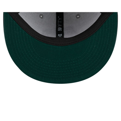Boston Celtics Gray Herringbone 59FIFTY Fitted Hat