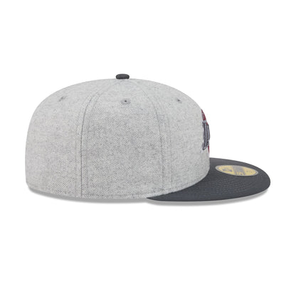 Los Angeles Lakers Gray Herringbone 59FIFTY Fitted Hat