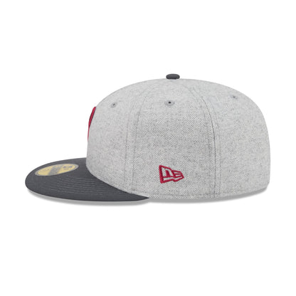 Philadelphia Phillies Gray Herringbone 59FIFTY Fitted Hat
