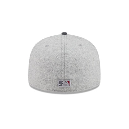 San Diego Padres Gray Herringbone 59FIFTY Fitted Hat