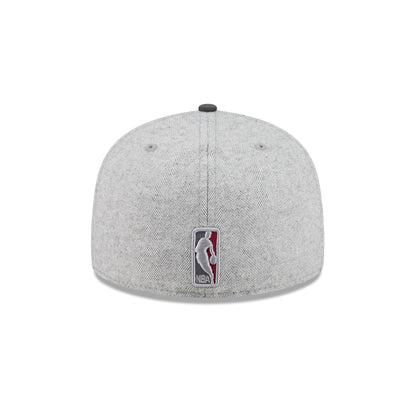 Chicago Bulls Gray Herringbone 59FIFTY Fitted Hat