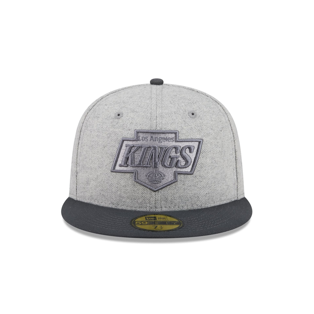 Los Angeles Kings Gray Herringbone 59FIFTY Fitted Hat