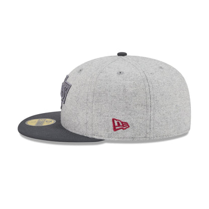 Los Angeles Kings Gray Herringbone 59FIFTY Fitted Hat