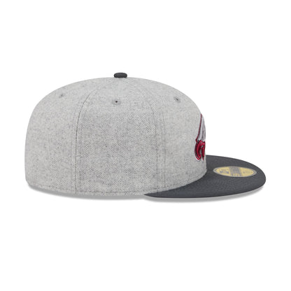 Philadelphia Eagles Gray Herringbone 59FIFTY Fitted Hat