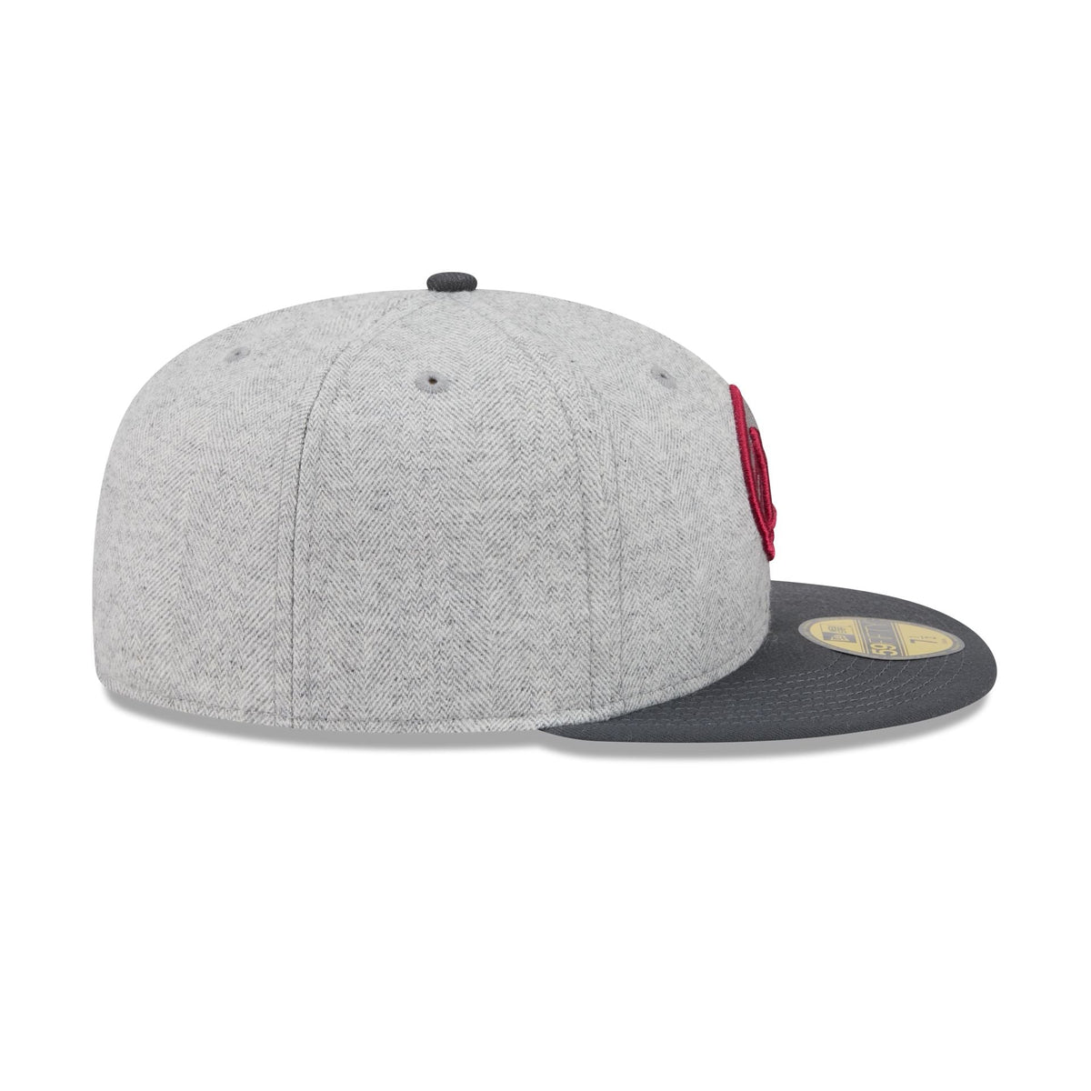 Golden State Warriors Gray Herringbone 59FIFTY Fitted Hat