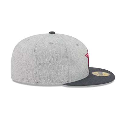 Dallas Cowboys Gray Herringbone 59FIFTY Fitted Hat