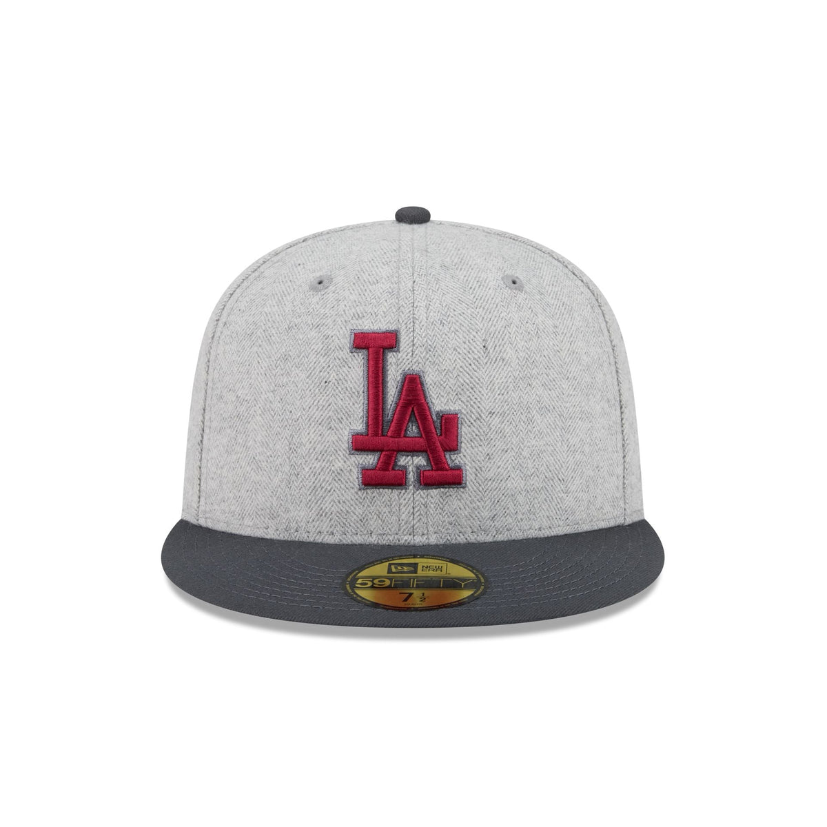 Los Angeles Dodgers Gray Herringbone 59FIFTY Fitted Hat