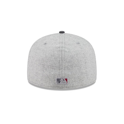 Los Angeles Dodgers Gray Herringbone 59FIFTY Fitted Hat