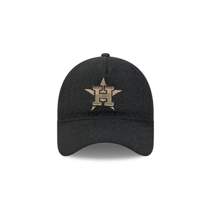 Houston Astros Camo Logo Boucle 9FORTY A-Frame Unstructured Snapback Hat
