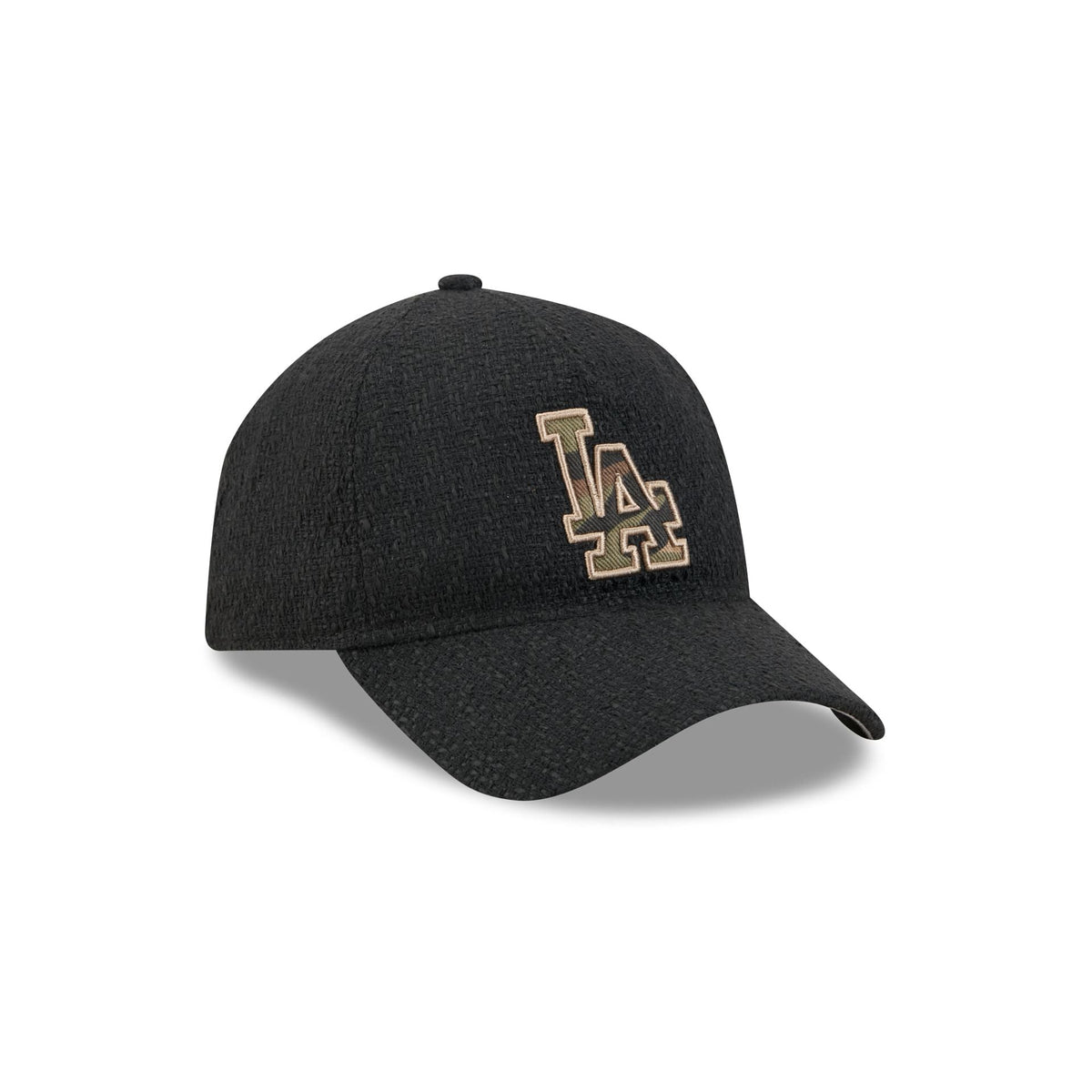 Los Angeles Dodgers Camo Logo Boucle 9FORTY A-Frame Unstructured Snapback Hat