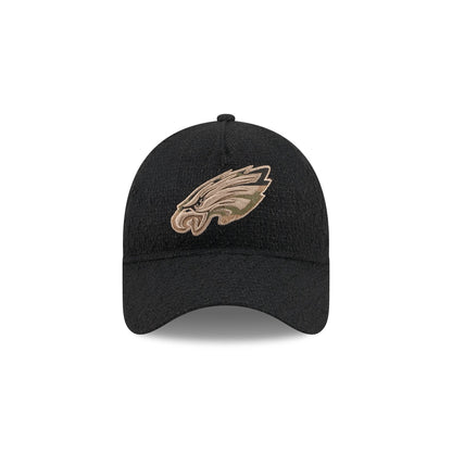 Philadelphia Eagles Camo Logo Boucle 9FORTY A-Frame Unstructured Snapback Hat