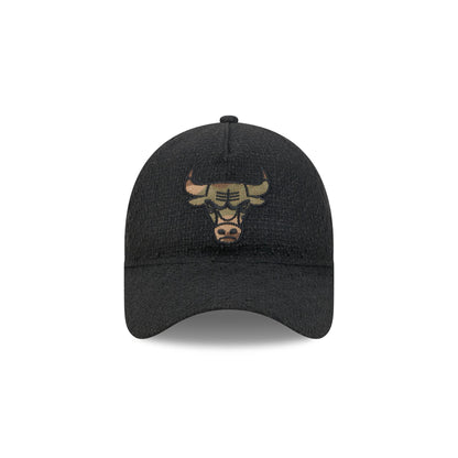 Chicago Bulls Camo Logo Boucle 9FORTY A-Frame Unstructured Snapback Hat