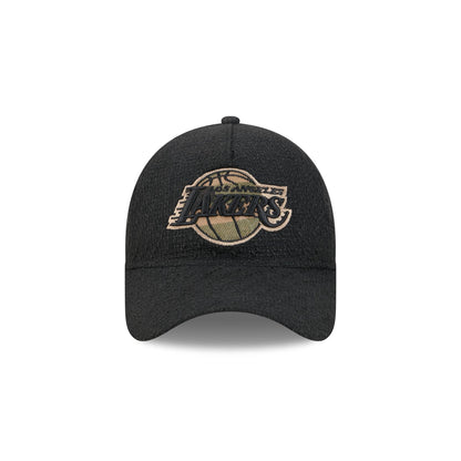 Los Angeles Lakers Camo Logo Boucle 9FORTY A-Frame Unstructured Snapback Hat