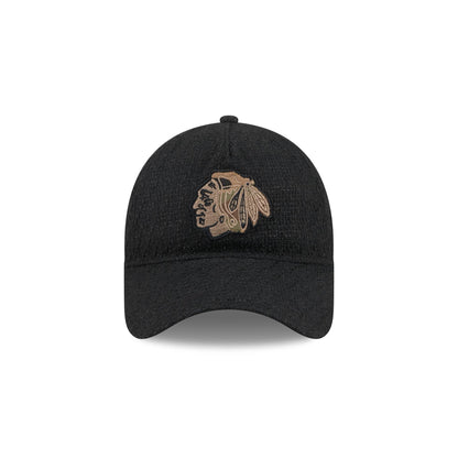 Chicago Blackhawks Camo Logo Boucle 9FORTY A-Frame Unstructured Snapback Hat