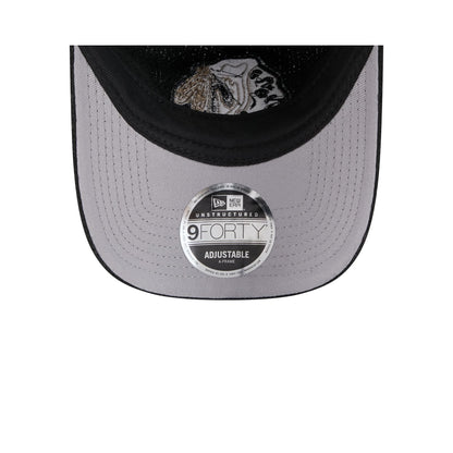 Chicago Blackhawks Camo Logo Boucle 9FORTY A-Frame Unstructured Snapback Hat