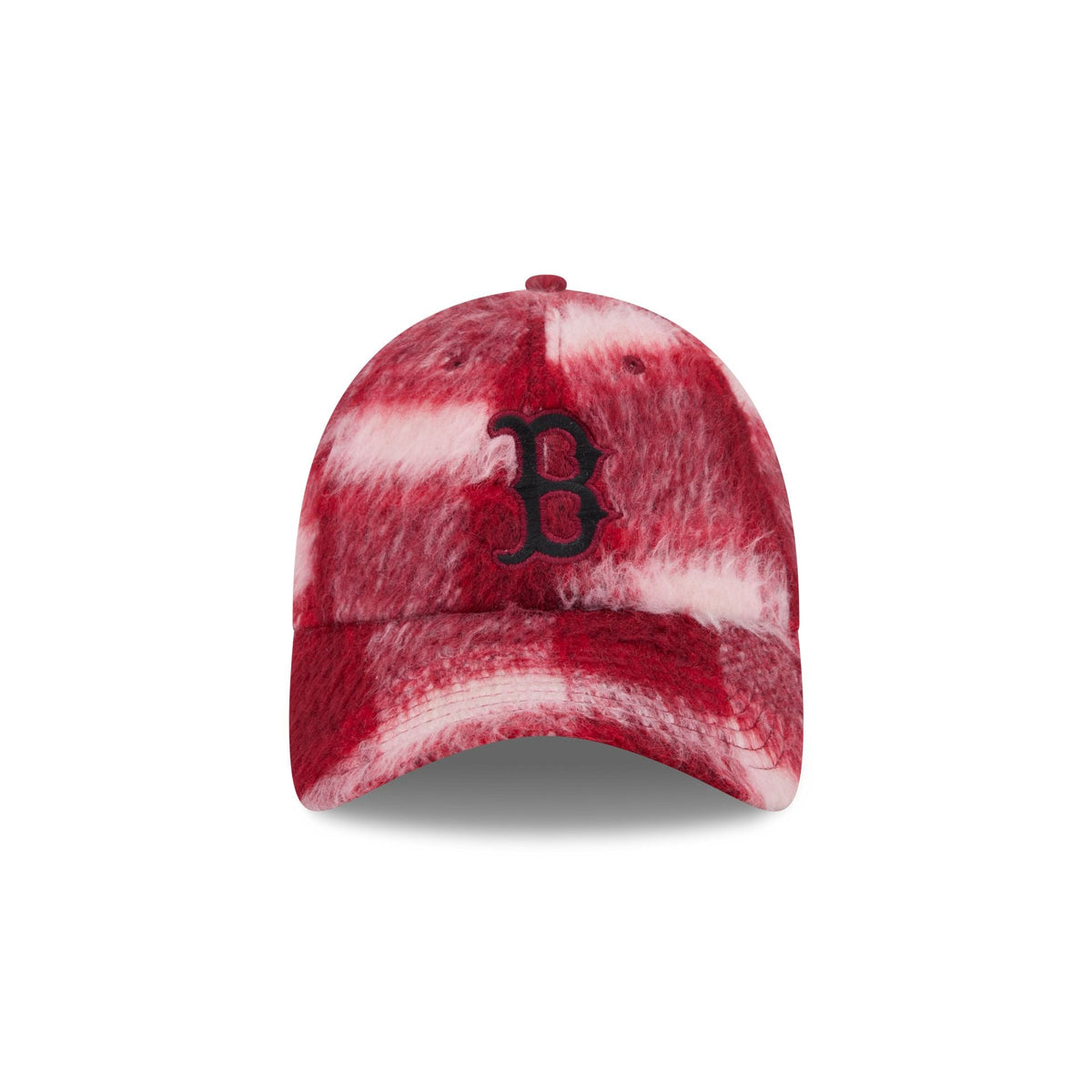 Boston Red Sox Brushed Plaid Casual Classic Adjustable
