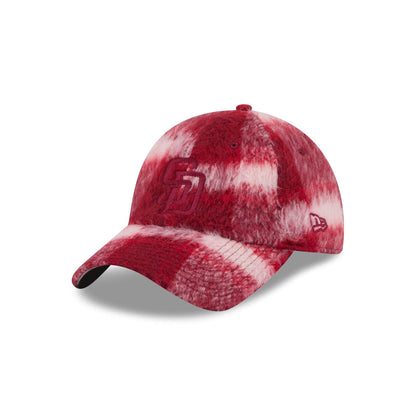 San Diego Padres Brushed Plaid Casual Classic Adjustable