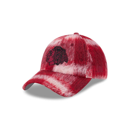 Chicago Blackhawks Brushed Plaid Casual Classic Adjustable