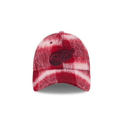 Detroit Red Wings Brushed Plaid Casual Classic Adjustable