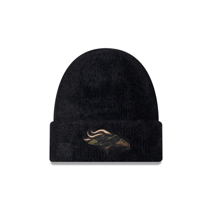 Denver Broncos Camo Logo Fuzzy Cuff Knit Beanie Hat