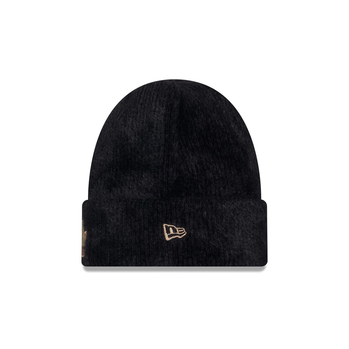 Los Angeles Dodgers Camo Logo Fuzzy Cuff Knit Beanie Hat
