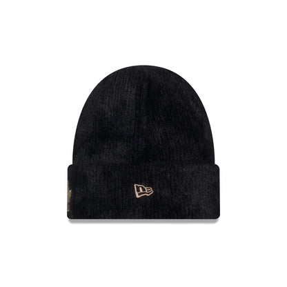 Los Angeles Dodgers Camo Logo Fuzzy Cuff Knit Beanie Hat