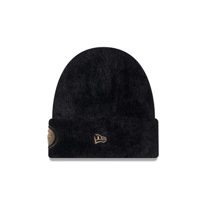San Francisco 49ers Camo Logo Fuzzy Cuff Knit Beanie Hat
