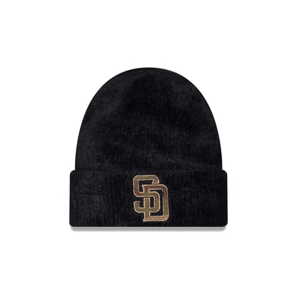 San Diego Padres Camo Logo Fuzzy Cuff Knit Beanie Hat
