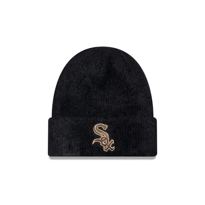 Chicago White Sox Camo Logo Fuzzy Cuff Knit Beanie Hat
