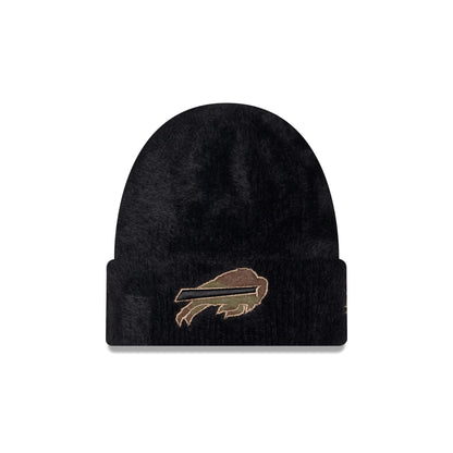 Buffalo Bills Camo Logo Fuzzy Cuff Knit Beanie Hat