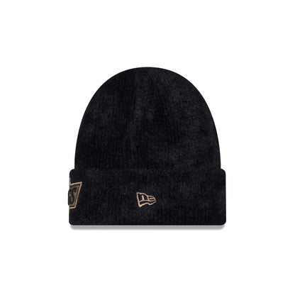 Los Angeles Kings Camo Logo Fuzzy Cuff Knit Beanie Hat