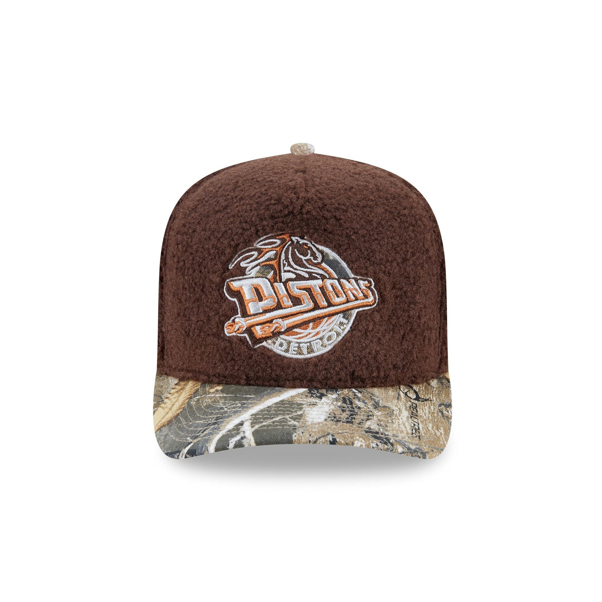 Just Caps Hardwood Classics Realtree Camo Detroit Pistons 59FIFTY A-Frame Fitted Hat