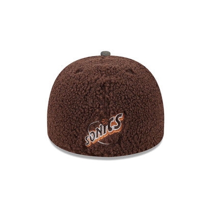 Just Caps Hardwood Classics Realtree Camo Seattle SuperSonics 59FIFTY A-Frame Fitted Hat