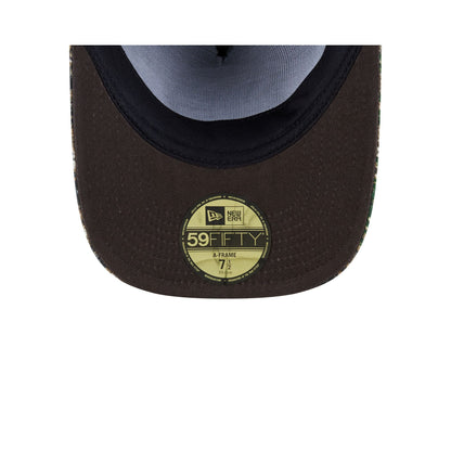 Just Caps Hardwood Classics Realtree Camo Seattle SuperSonics 59FIFTY A-Frame Fitted Hat