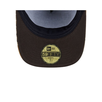 Just Caps Hardwood Classics Realtree Camo Vancouver Grizzlies 59FIFTY A-Frame Fitted Hat