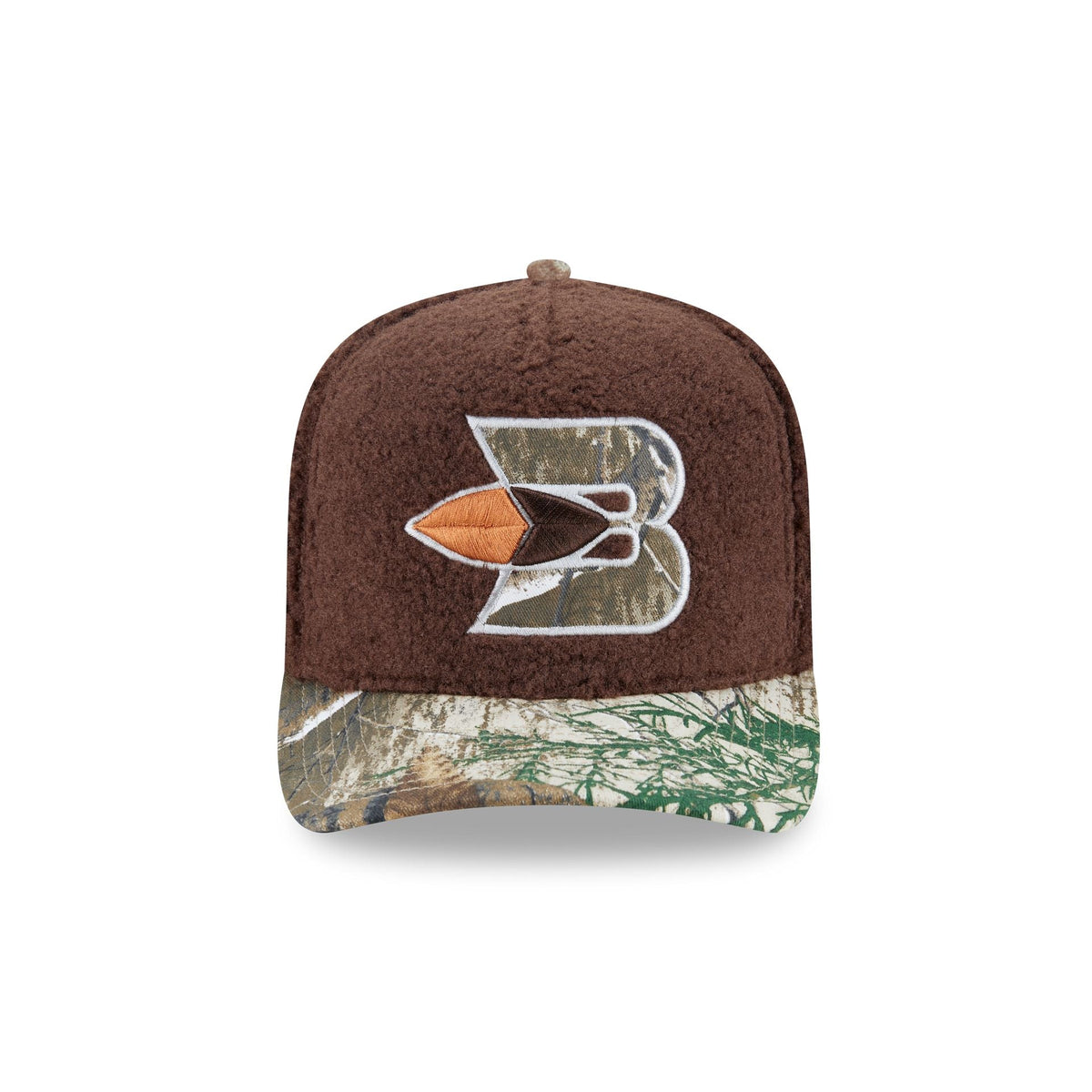 Just Caps Hardwood Classics Realtree Camo Buffalo Braves 59FIFTY A-Frame Fitted Hat