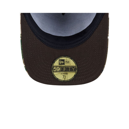 Just Caps Hardwood Classics Realtree Camo Buffalo Braves 59FIFTY A-Frame Fitted Hat