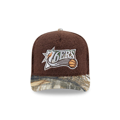 Just Caps Hardwood Classics Realtree Camo Philadelphia 76ers 59FIFTY A-Frame Fitted Hat