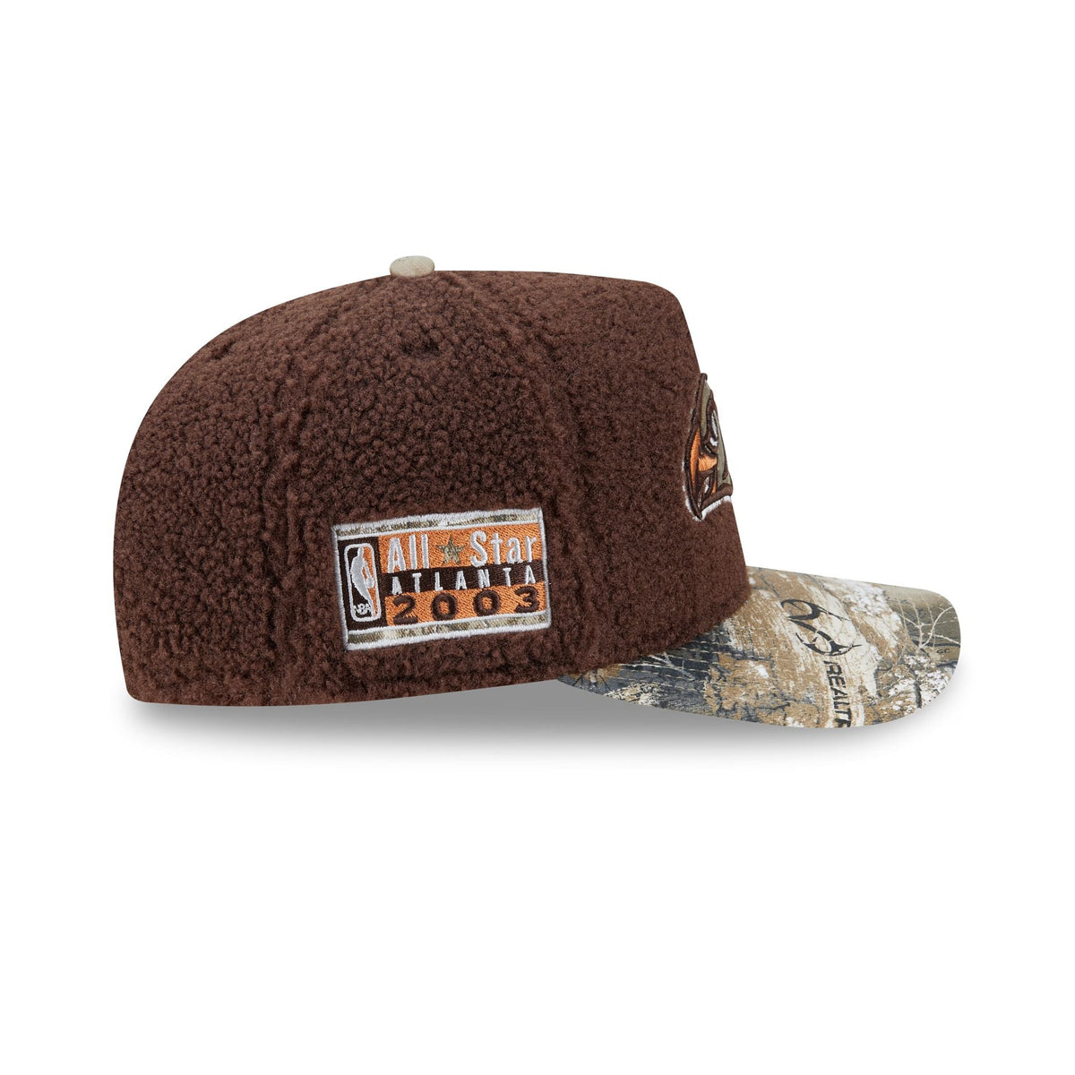 Just Caps Hardwood Classics Realtree Camo Atlanta Hawks 59FIFTY A-Frame Fitted Hat