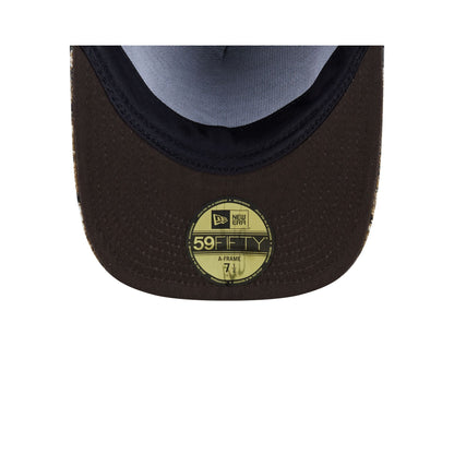 Just Caps Hardwood Classics Realtree Camo Atlanta Hawks 59FIFTY A-Frame Fitted Hat