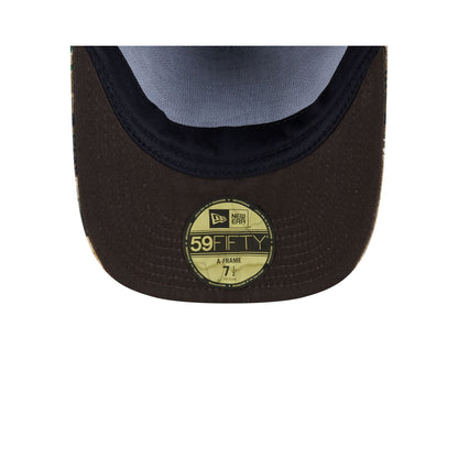 Just Caps Hardwood Classics Realtree Camo New York Knicks 59FIFTY A-Frame Fitted Hat