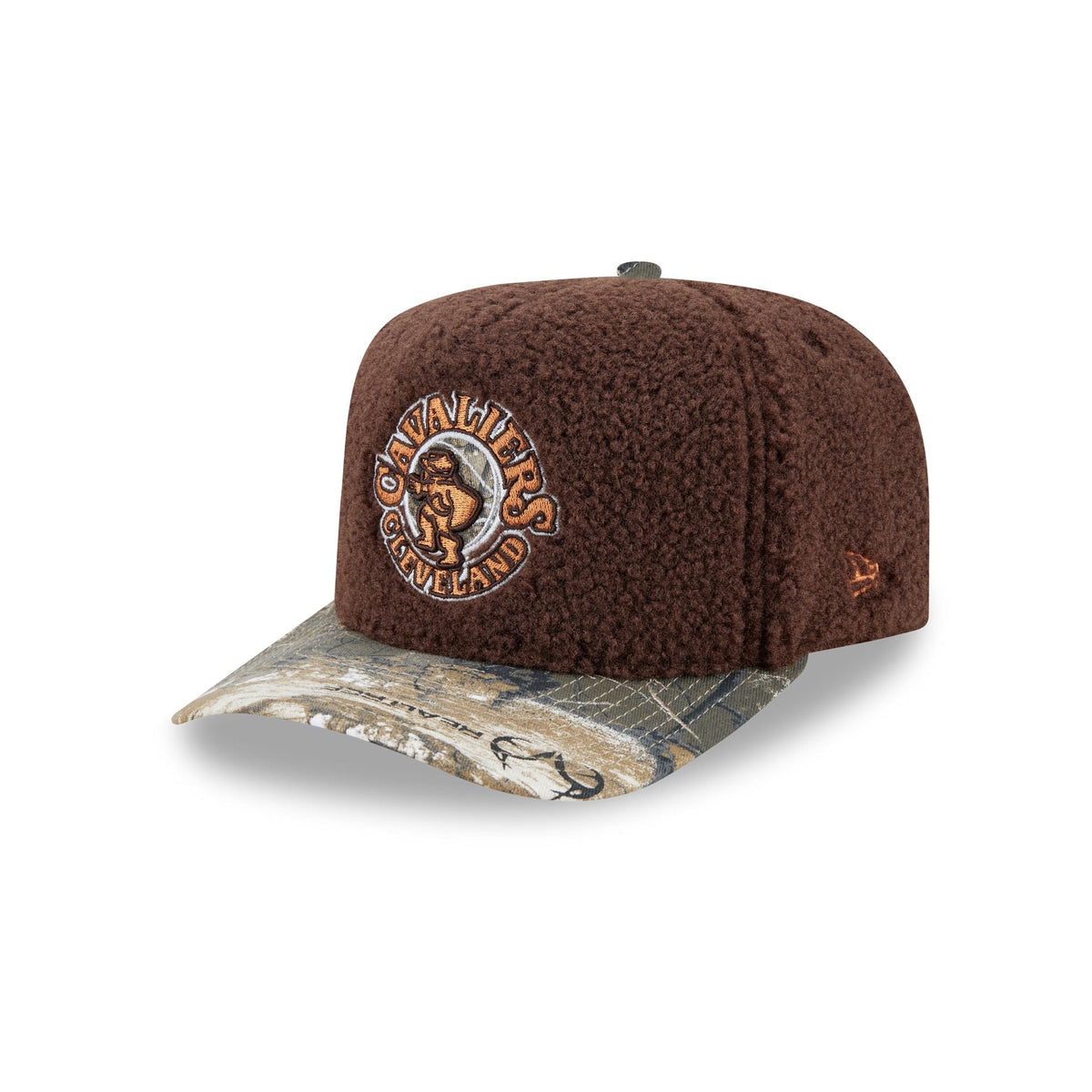 Just Caps Hardwood Classics Realtree Camo Cleveland Cavaliers 59FIFTY A-Frame Fitted Hat