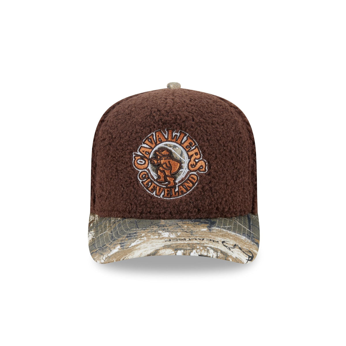 Just Caps Hardwood Classics Realtree Camo Cleveland Cavaliers 59FIFTY A-Frame Fitted Hat