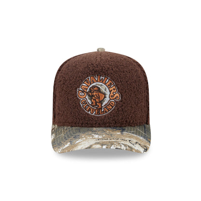 Just Caps Hardwood Classics Realtree Camo Cleveland Cavaliers 59FIFTY A-Frame Fitted Hat