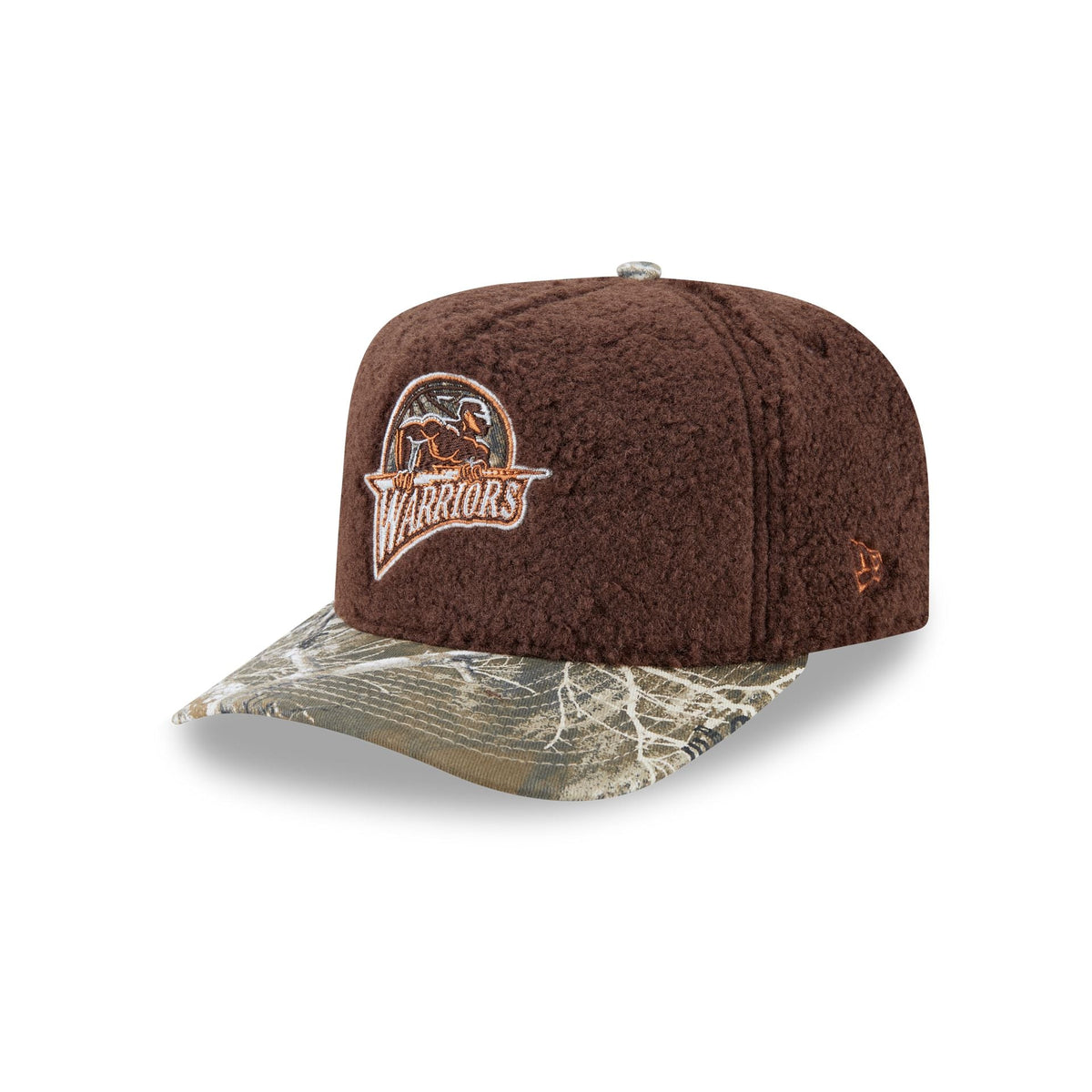 Just Caps Hardwood Classics Realtree Camo Golden State Warriors 59FIFTY A-Frame Fitted Hat